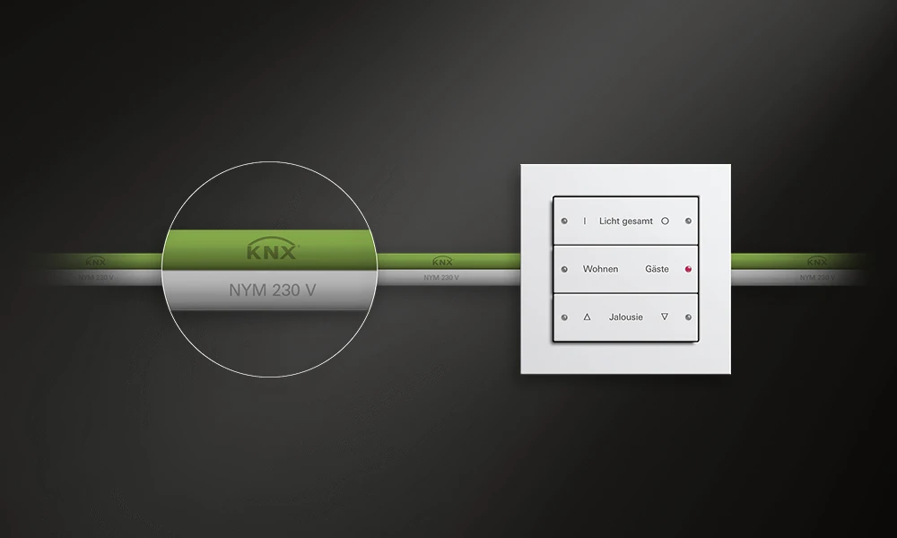 KNX cable and controller 