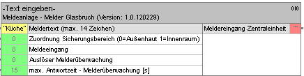 alarm device "cullet"