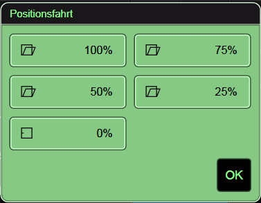 Fig. 6: Popup for positioning movement in “window” behaviour